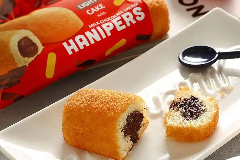 Hanipers with a light and delicious cocoa cream filling